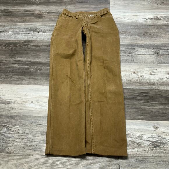 Vintage 90’s Levis 512 Tan 30x32 Juniors 11 Slim Fit Straight Leg Jeans USA EUC - Picture 2 of 13